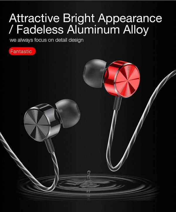 Planet Gates Black / China CAFELE Professional In-Ear Wired Earphone High fidelity Sound Quality Metal Heavy Bass Music Wired Earphone for phone