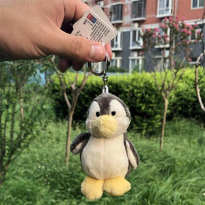 Planet Gates black / China Cute Cartoon Bear Elephant Raccoon Monkey Animal Plush Toy Keychain Backpack Bag Keychain Shark Dinosaur Lion Omelette Cute Gift