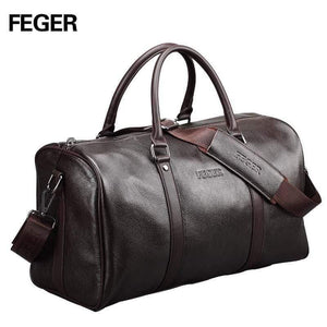 Planet Gates black / China Fashion extra large weekend duffel bag big genuine leather business men's travel bag popular design duffle handbag