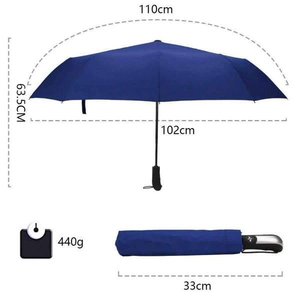 Planet Gates black / China Folding Automatic Umbrella Rain Women Male Auto Luxury Big Windproof Travel Umbrellas For Men Rain Black Coating