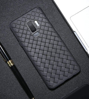 Planet Gates Black / China / For Galaxy S9 FLOVEME Case For Samsung Galaxy S9 Note 9 Luxury Grid Woven Ultra Thin Soft Silicone Cover For Samsung S9 Plus S10 Plus S10 S10e