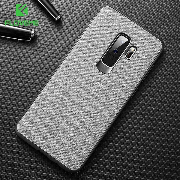 Planet Gates Black / China / For Galaxy S9 FLOVEME Cloth Texture Case For Samsung S8 S9 Galaxy S9 S8 Plus Luxury TPU Cover For Samsung S10 Plus S10e Note 9 8 S7 Edge Coque