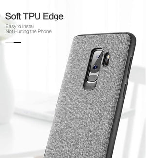 Planet Gates Black / China / For Galaxy S9 FLOVEME Cloth Texture Case For Samsung S8 S9 Galaxy S9 S8 Plus Luxury TPU Cover For Samsung S10 Plus S10e Note 9 8 S7 Edge Coque