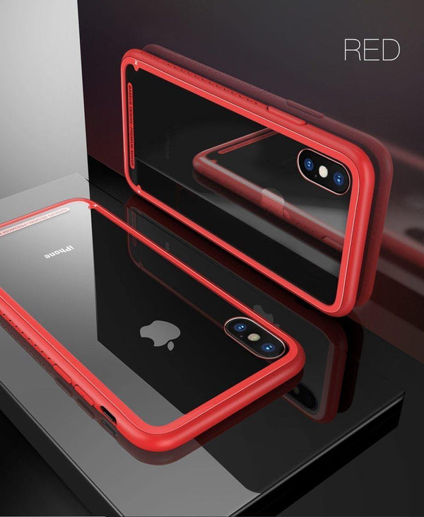 Planet Gates Black / China / For iPhone X Baseus Luxury Glass Case For iPhone X 10 Coque Soft TPU Transparent Glass Back Protective Cover For iPhonex i Phone X Capinhas