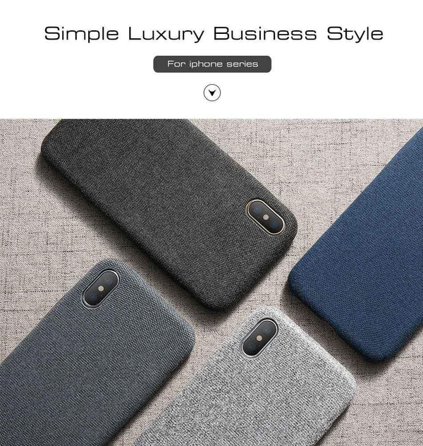 FLOVEME Case For iPhone 7 6 X XS MAX Luxury Cloth Texture Soft TPU Silicone Cover For iPhone 8 iPhone 6 6s 7 plus Phone Case Bag - Planet Gates