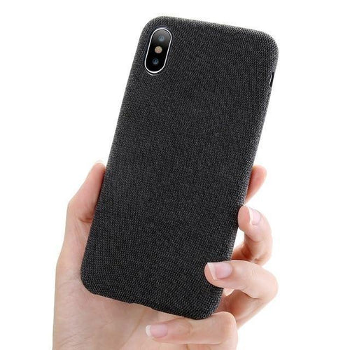 Planet Gates Black / China / For iPhone X FLOVEME Case For iPhone 7 6 X XS MAX Luxury Cloth Texture Soft TPU Silicone Cover For iPhone 8 iPhone 6 6s 7 plus Phone Case Bag
