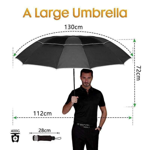Planet Gates black / China Golf Umbrella Rain Women Windproof 3Floding Large Male Women Umbrella Non-Automatic Business Umbrella For Men Paraguas