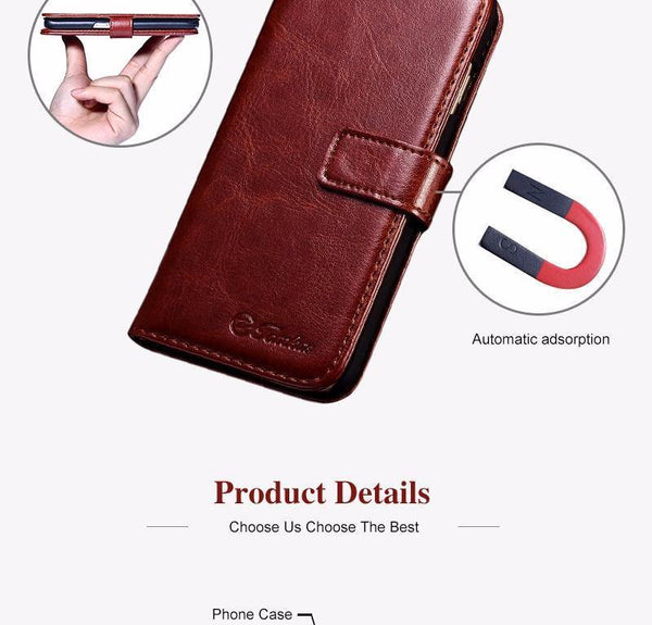 Planet Gates Black / China / I7 I8 TOMKAS Case For iPhone 7 8 Plus PU Leather Wallet Style Kickstand Business Phone Bags Cases For iPhone X 8 7 Plus 6 Plus Case