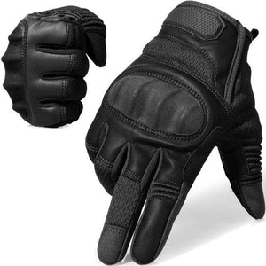 Planet Gates Black / China / L Touchscreen Tactical Gloves PU Leather Full Finger Glove SWAT Airsoft Combat Army Military Paintball Shooting Gear Women Men