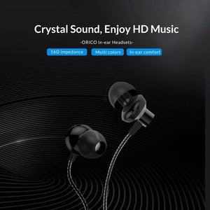 Planet Gates Black / China ORICO Bass High Sound Earphone In-Ear Sport Earphone Colorful Headset Earphones for iPhone 6 6S Xiaomi Ear Phones fone de ouvido
