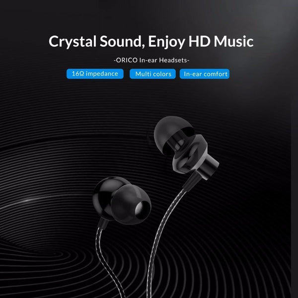 Planet Gates Black / China ORICO Bass High Sound Earphone In-Ear Sport Earphone Colorful Headset Earphones for iPhone 6 6S Xiaomi Ear Phones fone de ouvido