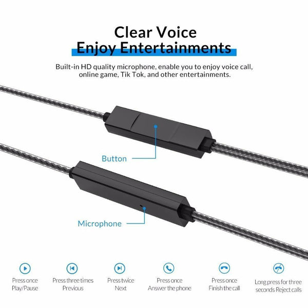 Planet Gates Black / China ORICO Bass High Sound Earphone In-Ear Sport Earphone Colorful Headset Earphones for iPhone 6 6S Xiaomi Ear Phones fone de ouvido