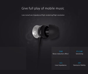 Planet Gates Black / China ORICO In-ear Earphone for Phone Headset Metal Phone Earphones with Microphone Earbuds Black