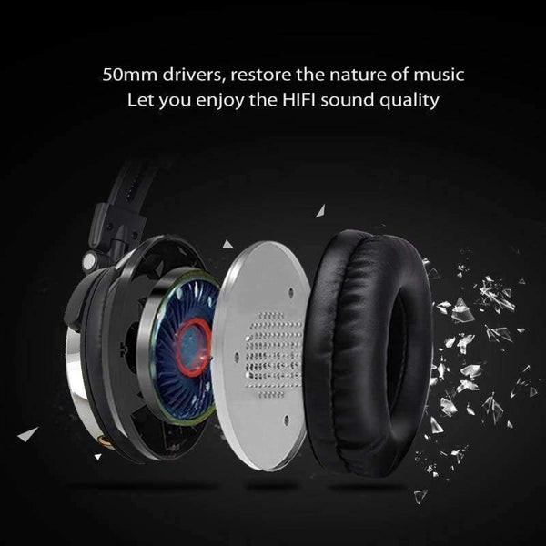 Planet Gates Black / China Professional Studio Headphones DJ Stereo Headphones Studio Monitor Gaming Headset 3.5mm 6.3mm Cable For Xiaomi Phones PC