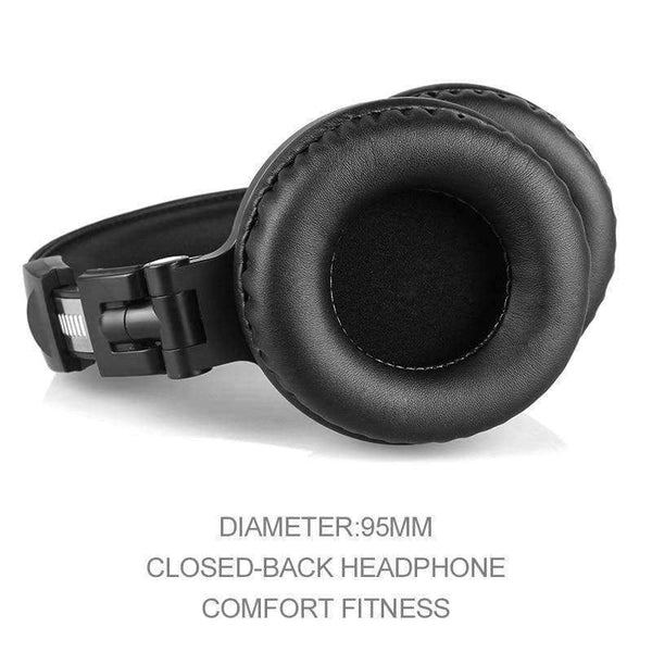 Planet Gates Black / China Professional Studio Headphones DJ Stereo Headphones Studio Monitor Gaming Headset 3.5mm 6.3mm Cable For Xiaomi Phones PC