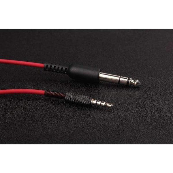 Planet Gates Black / China Professional Studio Headphones DJ Stereo Headphones Studio Monitor Gaming Headset 3.5mm 6.3mm Cable For Xiaomi Phones PC