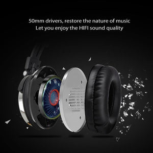 Planet Gates Black / China Professional Studio Headphones DJ Stereo Headphones Studio Monitor Gaming Headset 3.5mm 6.3mm Cable For Xiaomi Phones PC