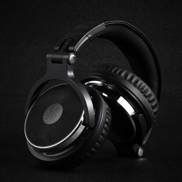 Planet Gates Black / China Professional Studio Headphones DJ Stereo Headphones Studio Monitor Gaming Headset 3.5mm 6.3mm Cable For Xiaomi Phones PC