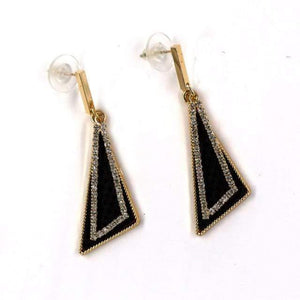 Planet Gates BLACK / China Rhinestone earrings eardrop Gold/silver Earrings Fashion Jewelry Earrings Declaration 2019 Modern Fashion Jewelry