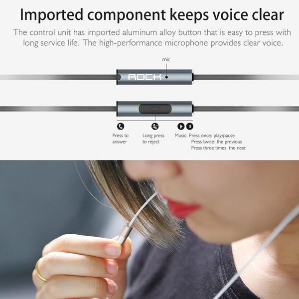 Planet Gates Black / China ROCK Original Zircon Stereo Earphone 3.5mm In Ear  Earphones with Microphone for iPhone 6 Samsung/xiaomi Huawei iPad