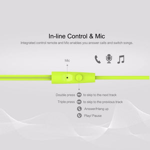 Planet Gates Black / China ROCK Y1 Wired Stereo Earphone for Xiao mi with 3.5mm Jack Earbuds Earpiece In-ear Super Clear Noise Isolating Mic for iphone