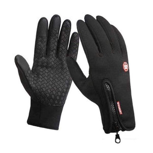 Planet Gates Black / China / S Man Winter Skiing Gloves Touch Screen Waterproof Warm Fashion Windproof Cycling Zipper Outdoor Sports Gloves
