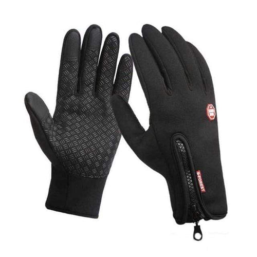 Planet Gates Black / China / S Man Winter Skiing Gloves Touch Screen Waterproof Warm Fashion Windproof Cycling Zipper Outdoor Sports Gloves