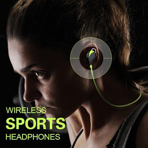 Planet Gates Black / China TOMKAS Bluetooth 4.0 Sport Earphone Wireless Headset Stereo Mic Music Hands Free In-ear Bluetooth Earphone  For iPhone 6 7 Phone
