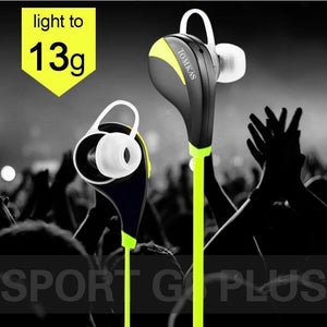 Planet Gates Black / China TOMKAS Bluetooth 4.0 Sport Earphone Wireless Headset Stereo Mic Music Hands Free In-ear Bluetooth Earphone  For iPhone 6 7 Phone