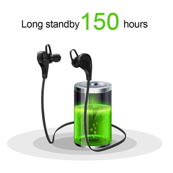 Planet Gates Black / China TOMKAS Bluetooth 4.0 Sport Earphone Wireless Headset Stereo Mic Music Hands Free In-ear Bluetooth Earphone  For iPhone 6 7 Phone