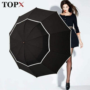 Planet Gates black / China Top Quality Umbrella Men Rain Woman Windproof Large Paraguas Male Women Sun 3 Folding Big Umbrella Outdoor Parapluie