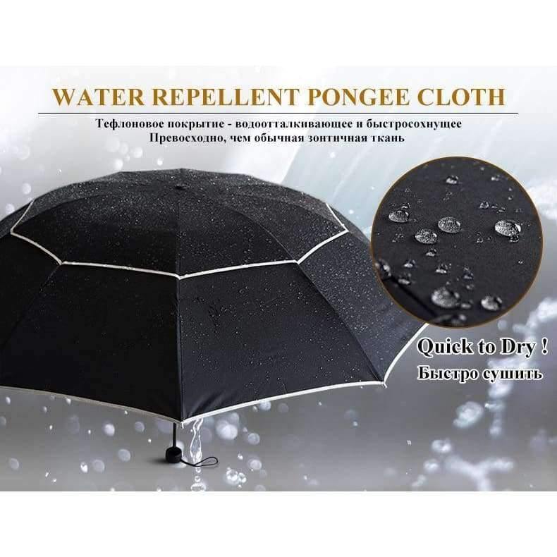 Planet Gates black / China Top Quality Umbrella Men Rain Woman Windproof Large Paraguas Male Women Sun 3 Folding Big Umbrella Outdoor Parapluie