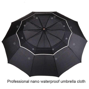 Planet Gates black / China Top Quality Umbrella Men Rain Woman Windproof Large Paraguas Male Women Sun 3 Folding Big Umbrella Outdoor Parapluie