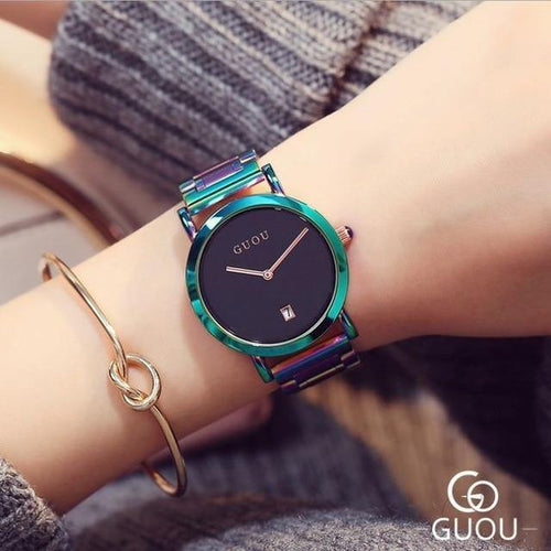 Planet Gates Black / China Women's Watches Colorful Montre Femme  Ladies Watch Bracelet Watches For Women Clock Women Calendar reloj mujer saat