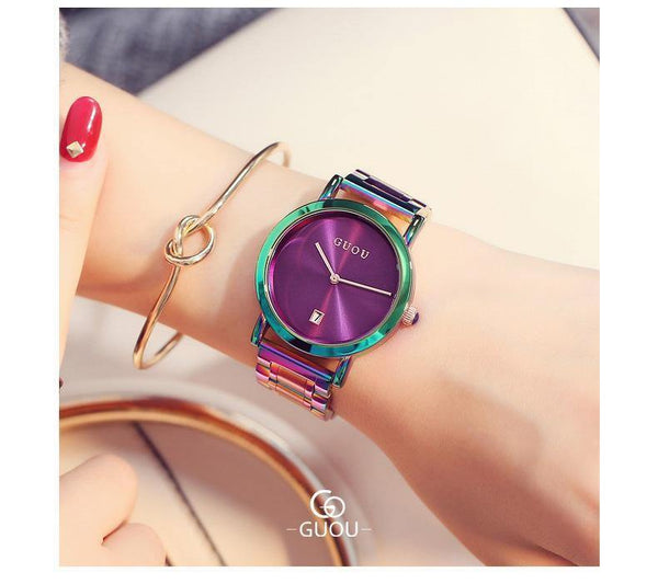 Planet Gates Black / China Women's Watches Colorful Montre Femme  Ladies Watch Bracelet Watches For Women Clock Women Calendar reloj mujer saat