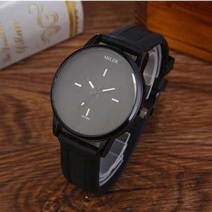 Planet Gates Black Classic Couple Watch Men Women Watches Pair Fashion Simple Men's Watch Women's Watches Beloved Clock Pair Hours