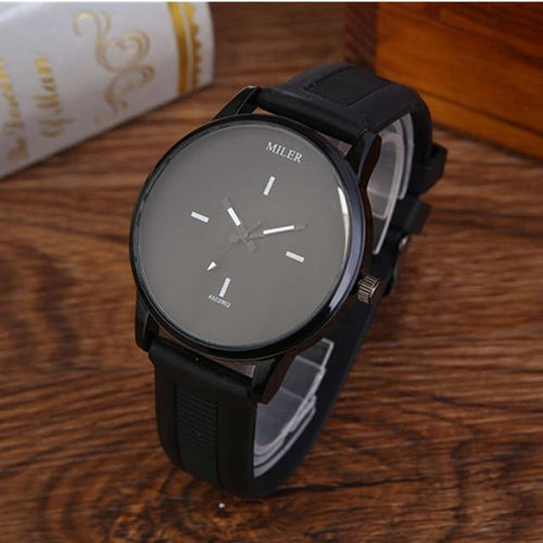 Planet Gates Black Classic Couple Watch Men Women Watches Pair Fashion Simple Men's Watch Women's Watches Beloved Clock Pair Hours
