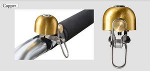 Planet Gates Black Classical Stainless Bicycle Bell Cycling Horn Bike Handlebar Bell Horn Crisp Sound Bike Horn Safety Bicycle Accessories