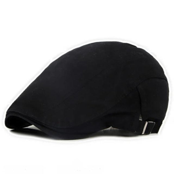 Planet Gates black / CN / One Size Mens Summer Gatsby Cap Ivy Hat Driving Flat Duckbill Cabbie Cotton Newsboy Caps