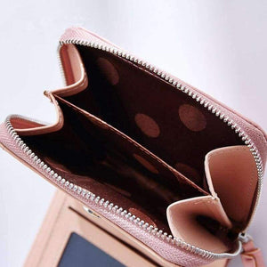 Planet Gates Black Coin Purse Women Coin Purse Female Tassel Pendant Short Money Wallets PU Leather Lady Zipper Mini Coin Purses Fashion Card Holders Monedero