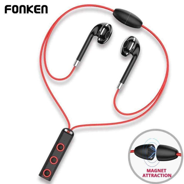 Planet Gates black color Bluetooth Earphone in ear Wireless Earphones Magnetic Sport Ear Phones with Mic Mobile Bluetooth in-ear Earbuds