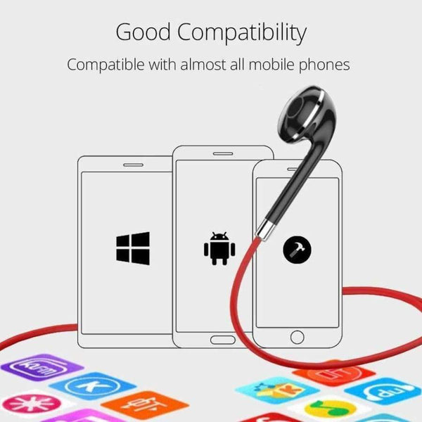 Planet Gates black color Bluetooth Earphone in ear Wireless Earphones Magnetic Sport Ear Phones with Mic Mobile Bluetooth in-ear Earbuds