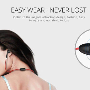 Planet Gates black color Bluetooth Earphone in ear Wireless Earphones Magnetic Sport Ear Phones with Mic Mobile Bluetooth in-ear Earbuds