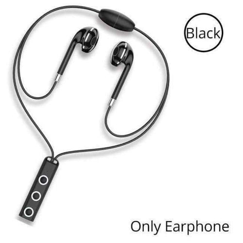 Planet Gates black color Bluetooth Earphone in ear Wireless Earphones Magnetic Sport Ear Phones with Mic Mobile Bluetooth in-ear Earbuds