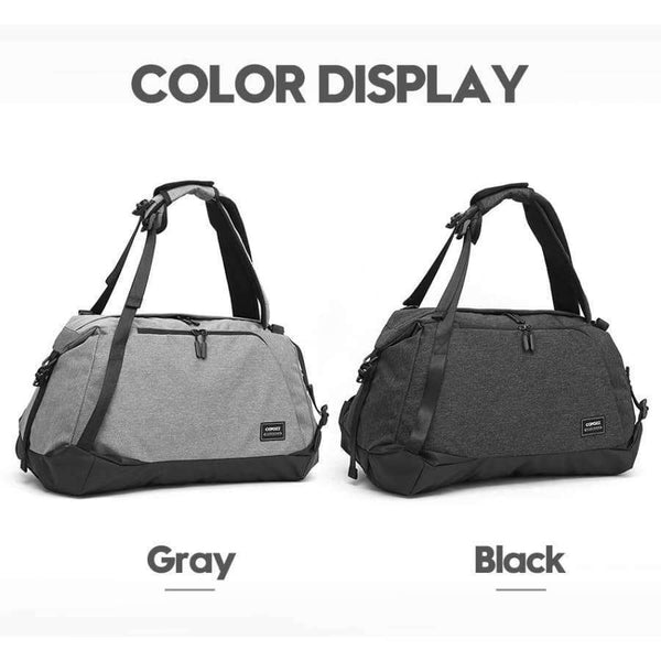 Planet Gates Black Color / China Sport Gym Bag 35-55L with Shoes Compartment Waterproof Bag Unisex Backpack Crossbody Support Durable Fitness Travel Bags