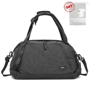 Planet Gates Black Color / China Sport Gym Bag 35-55L with Shoes Compartment Waterproof Bag Unisex Backpack Crossbody Support Durable Fitness Travel Bags