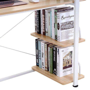 Planet Gates black Computer Desk Chipboard Office PC Table Storage Bookcase Shelf Office Furniture Dropshipping