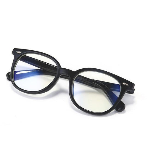 Planet Gates Black Computer Glasses Men Women Anti Blue Light eyeglasses frame transparent lens men's degree