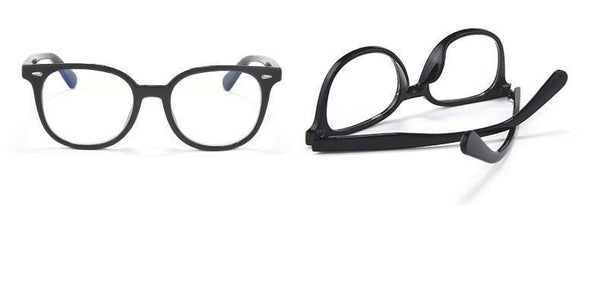 Planet Gates Black Computer Glasses Men Women Anti Blue Light eyeglasses frame transparent lens men's degree