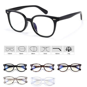 Planet Gates Black Computer Glasses Men Women Anti Blue Light eyeglasses frame transparent lens men's degree